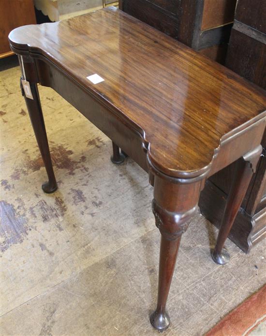 18th century mahogany tea table